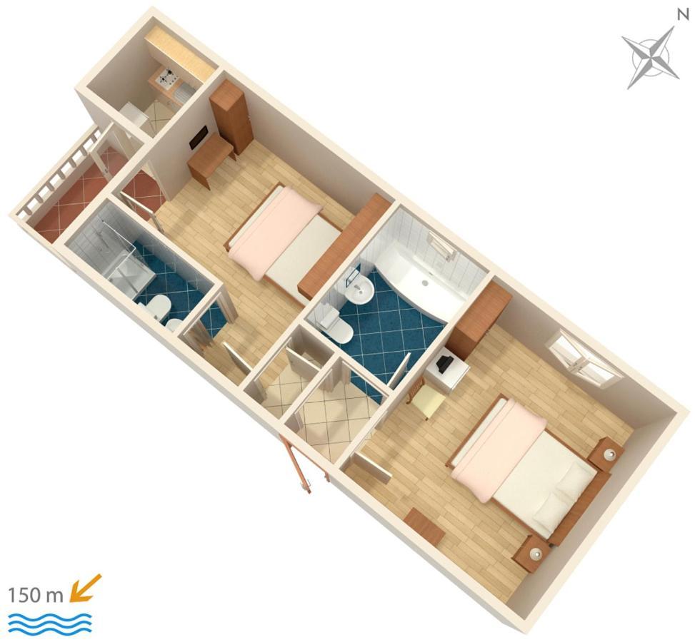 Apartment Duce 5973B Омиш Экстерьер фото